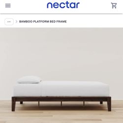 Cal King Bamboo Platform Bed frame 