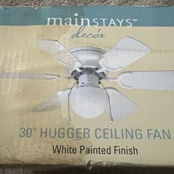 Small Ceiling Fan ( hugger) Brand New