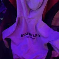 Autum Winter/White Essentials Hoodie