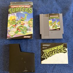 Teenage Mutant Ninja Turtles TMNT NES CIB