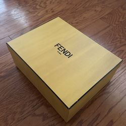 Authentic FENDI Empty Gift Box & Gift Paper Bag