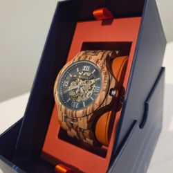 Olive Wood Handmade Watch