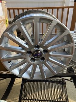 17” two volvo rims with lugs 