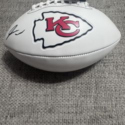 JARED WILEY SIGNED Autograph White Panel Football - Metabilia Coa - KC Chiefs