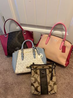 Coach and Michael Kors bags