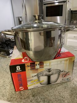 Olla de acero inoxidable de 8Qt