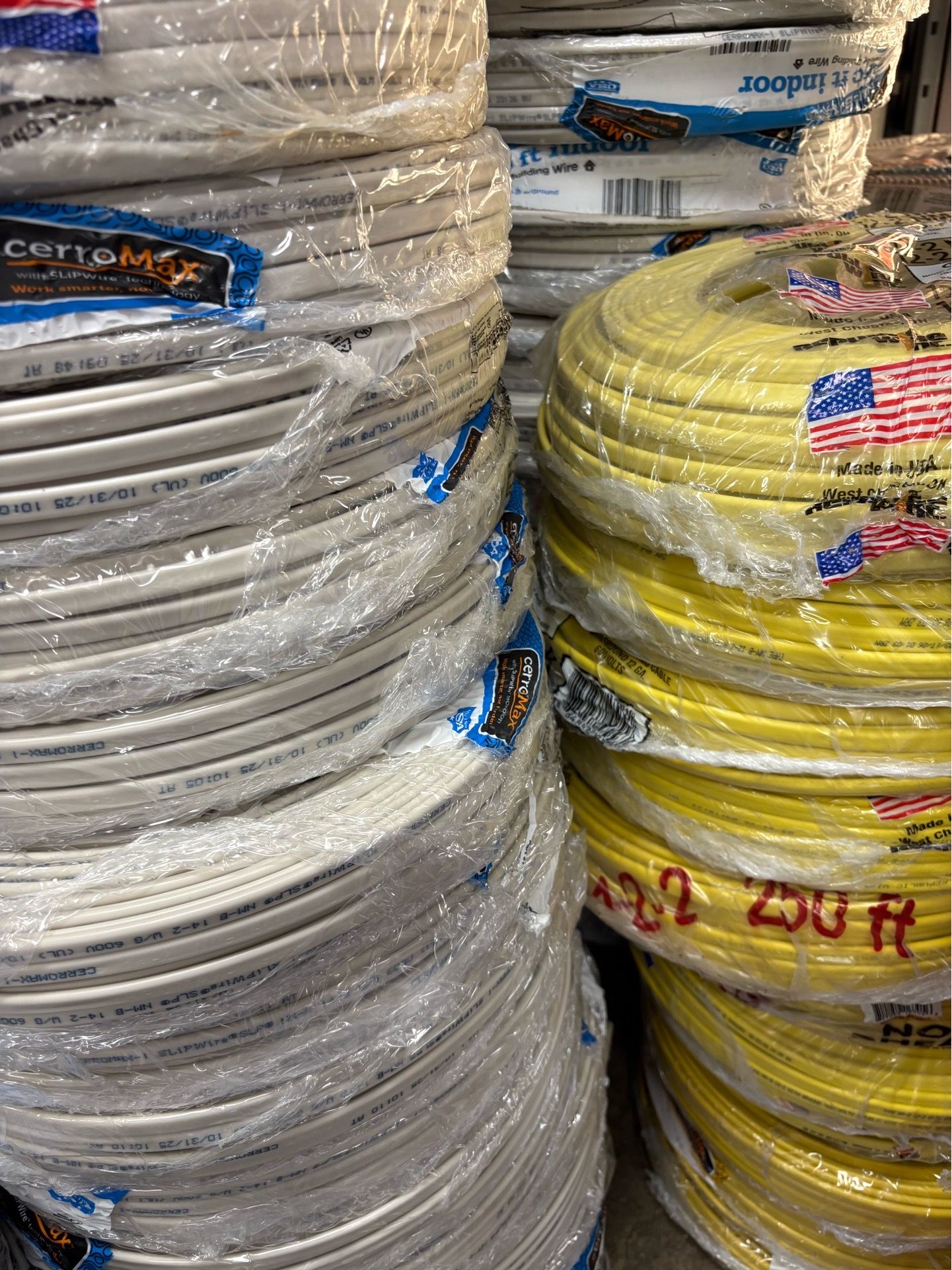 New Romex wire 12/2 $120 14/2 $100 250ft for Sale in San Fernando, CA ...