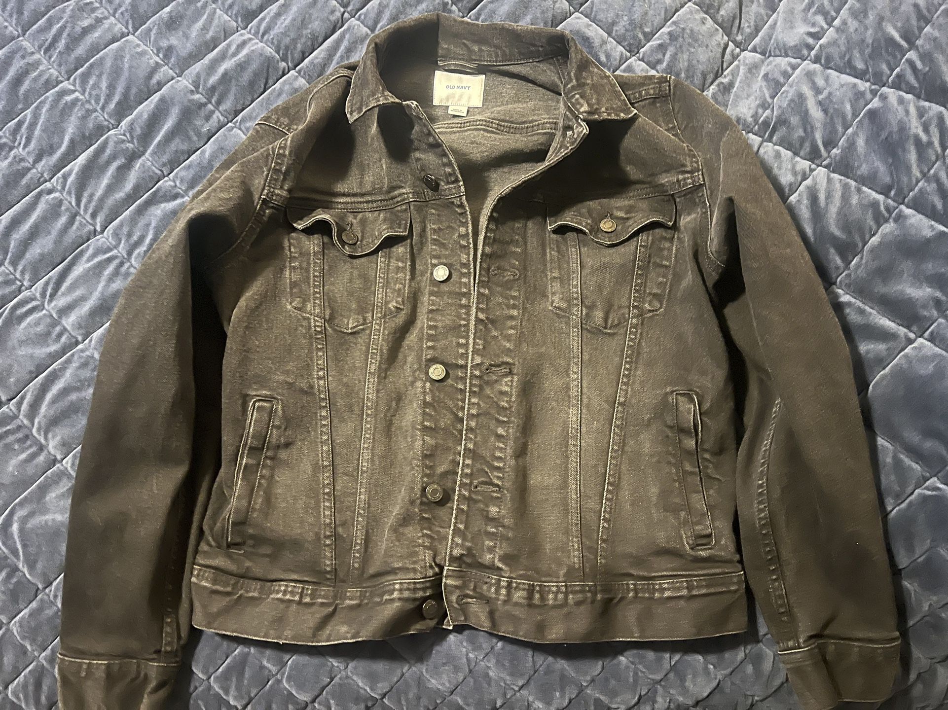 Denim jacket - Old Navy Sz Large - Black 