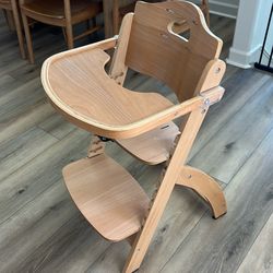 Wooden highchair