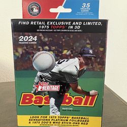 2024 Topps Heritage Baseball Blaster Box