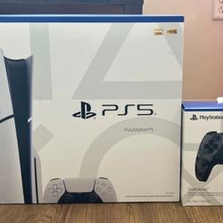 PS5 Slim Digital with Extra Dualsense Controller 