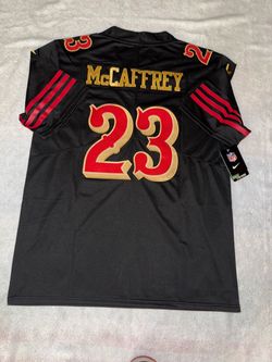 San Francisco 49ers McCaffrey Black Faithful Jersey