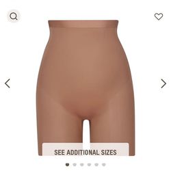 Skims Barely There Shapewear Low Back Shorts In Sienna