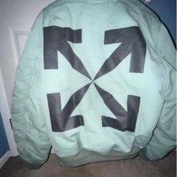 Arrow Vintage Off-White Bomber Jacket