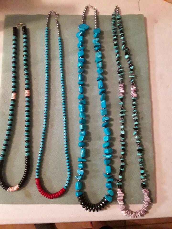 New turquoise necklace message for prices