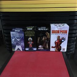 Colorado Rockies MLB Lot of Bobbleheads Star Wars Marvel 