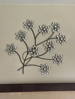 Metal Flower Wall Decor 