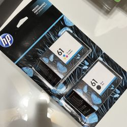 HP 61 Tri-Color / Black Ink Cartridge