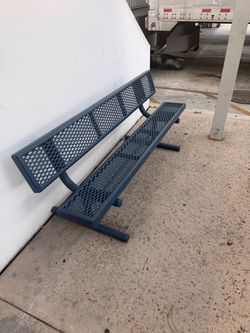 Steel bench