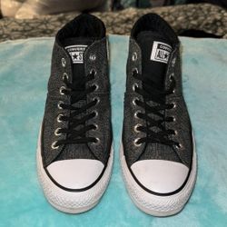 All Star Chuck Taylor Black & Grey Converse Sz 8.5