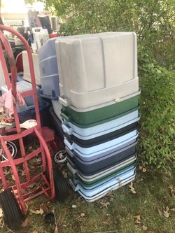 Lifetime warranty rough neck large Totes only five dollars each
