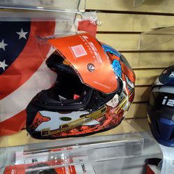 LS2 Ninja motorcycle helmet brand new. Size large DOT approved