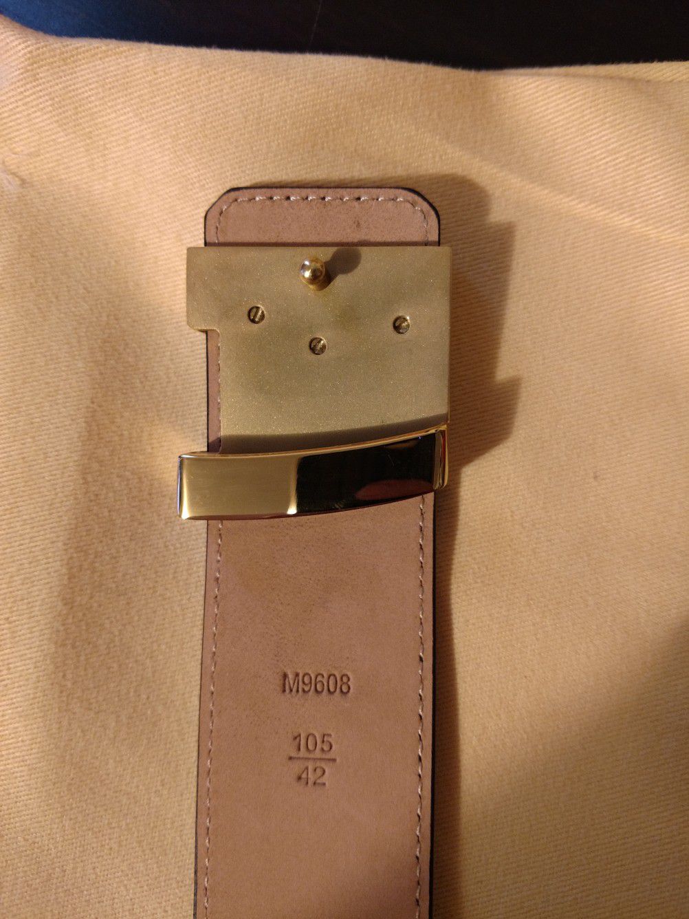 Louis Vuitton Monogram Belt Designer M9608 Euro 105/42 for Sale in Lynwood,  CA - OfferUp