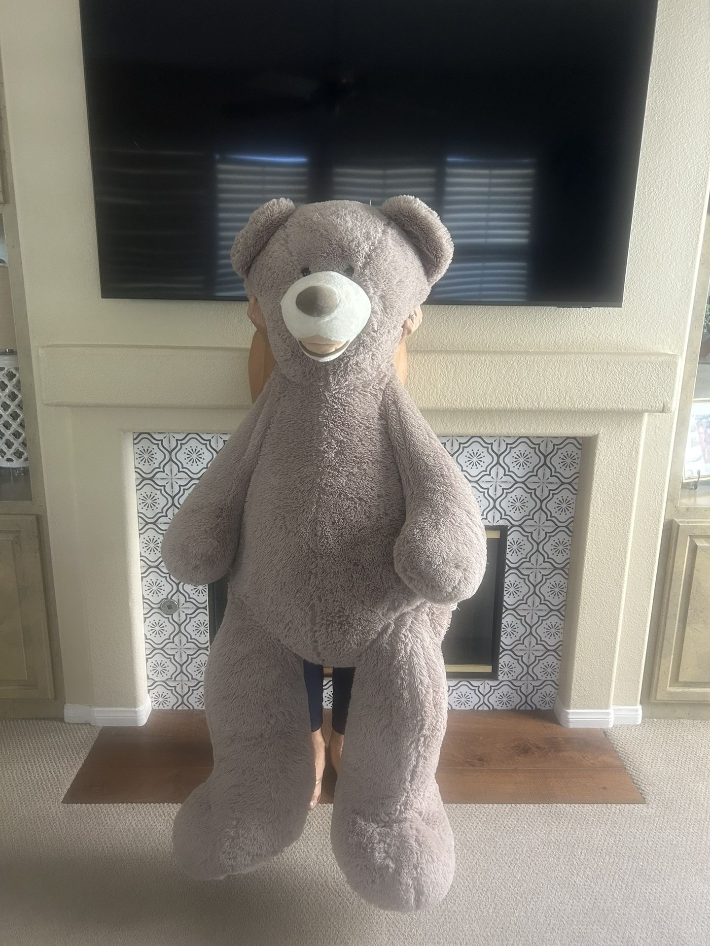 Giant stuffed teddy bear