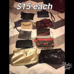 Clutches & wristlet