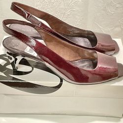 New In Box Satin Heels Size 8 