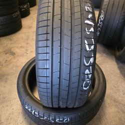 245/35/20 pirelli 2 used tire for sale 