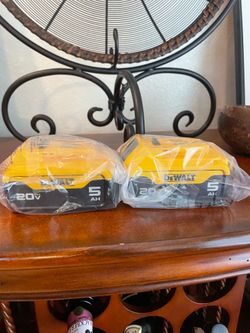 New Dewalt Batteries 20V 5AH $50 Each Cada Una Firm-Firme No Less No Menos