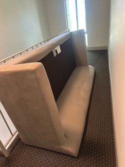 Free designer couch frame. Or $300 if you want down cushions included.