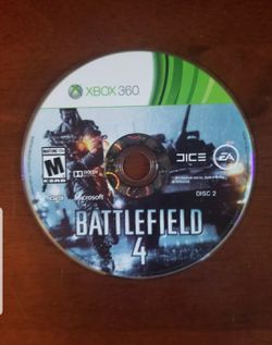 Replacement Disc 2 For Battlefield 4 For Xbox 360