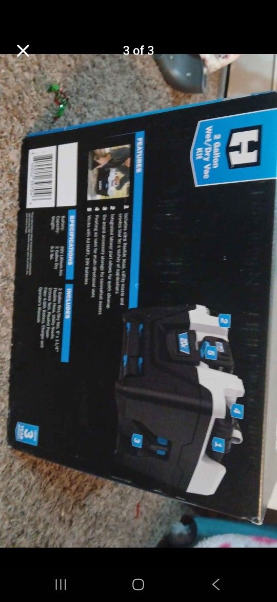 2 Gallon Wet/dry Hart Vacum Kit