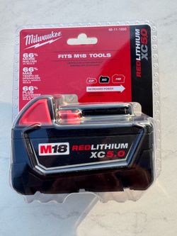 Milwaukee M18 5.0 Battery NEW