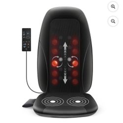 Shiatsu Seat Cushion Massager with Soothing Heat and Vibration # 15 $60