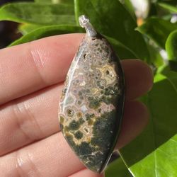 925 Silver Ocean Jasper Pendant