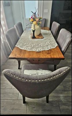 COMEDOR 6 SILLAS..PURA MADRA