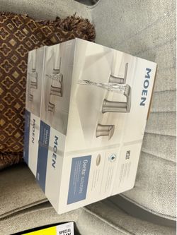 NEW 2 Moen Genta 84763SRN Widespread Bathroom Faucet Spot Resist Nickel