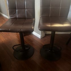 Brown Bar Stools  