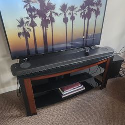 Beautiful Glass-top TV Stand Or Table