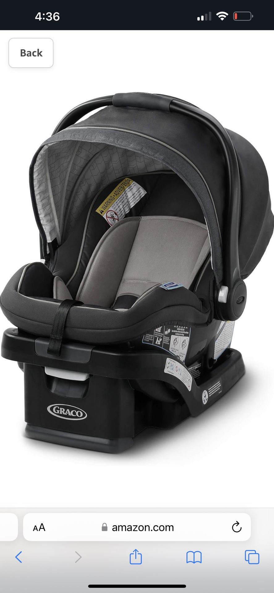 Graco Infant Car Seat and Bases