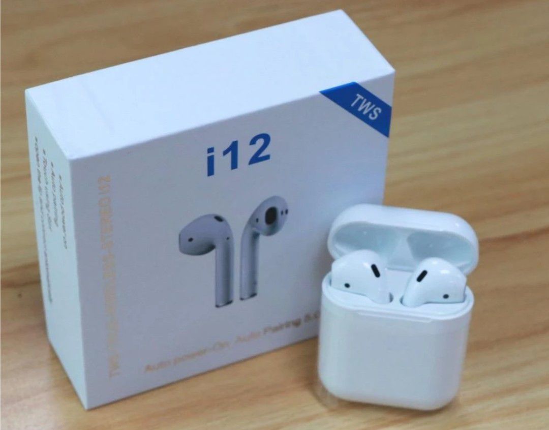 I12 Best Bluetooth wireless earbuds earpods
