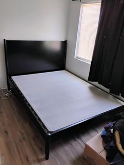 Queen Size Bed Frame Black
