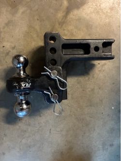 Solid Steel 2-Ball Mount - 2-1/2" Drop Hitch 20k Trailer weight