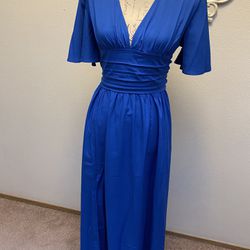 Beautiful Royal Blue Dress Size M
