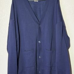 Levi’s Men's Cardigan Sweater Navy Blue Size XXL