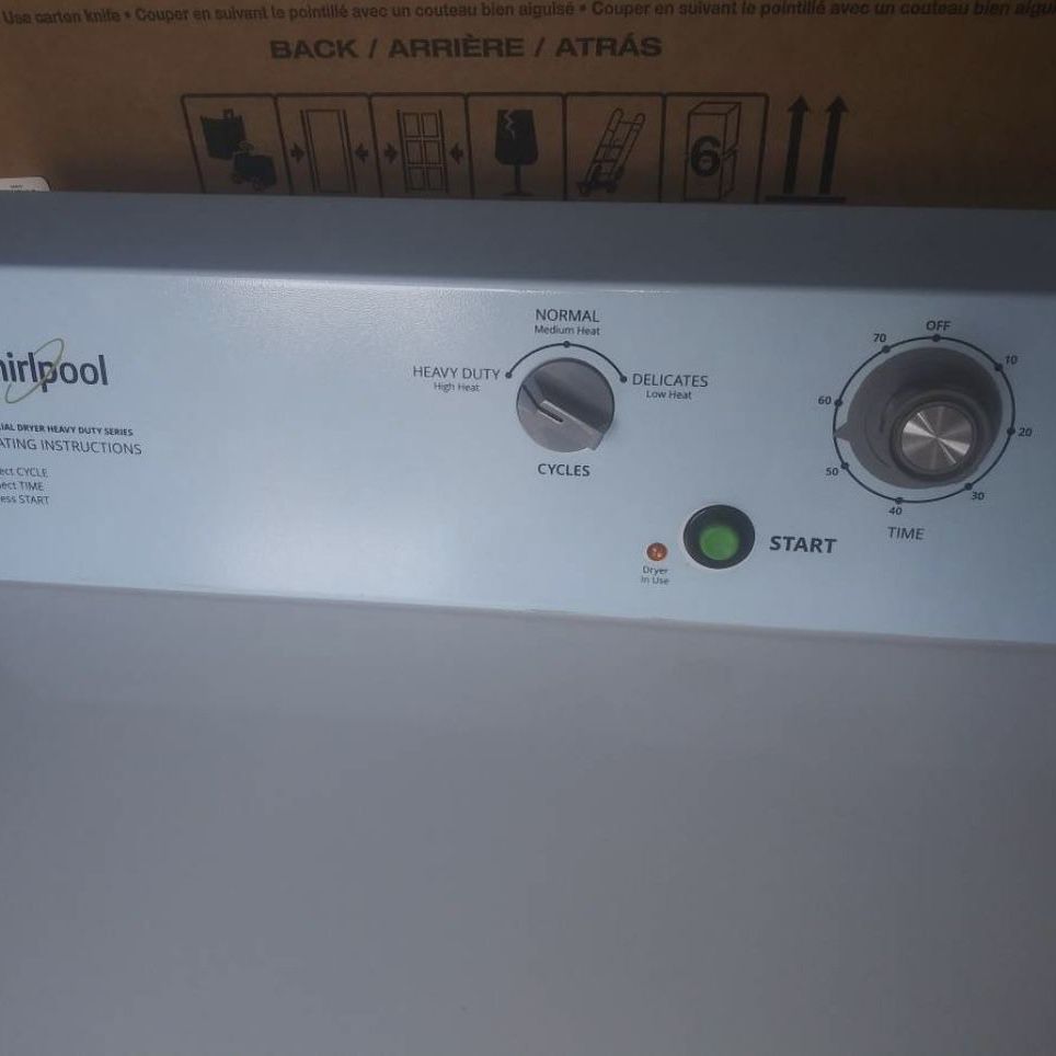 New/ Nueva Electric Dryer Whirlpool