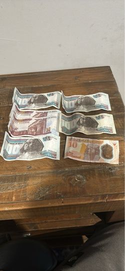Egypt money collection